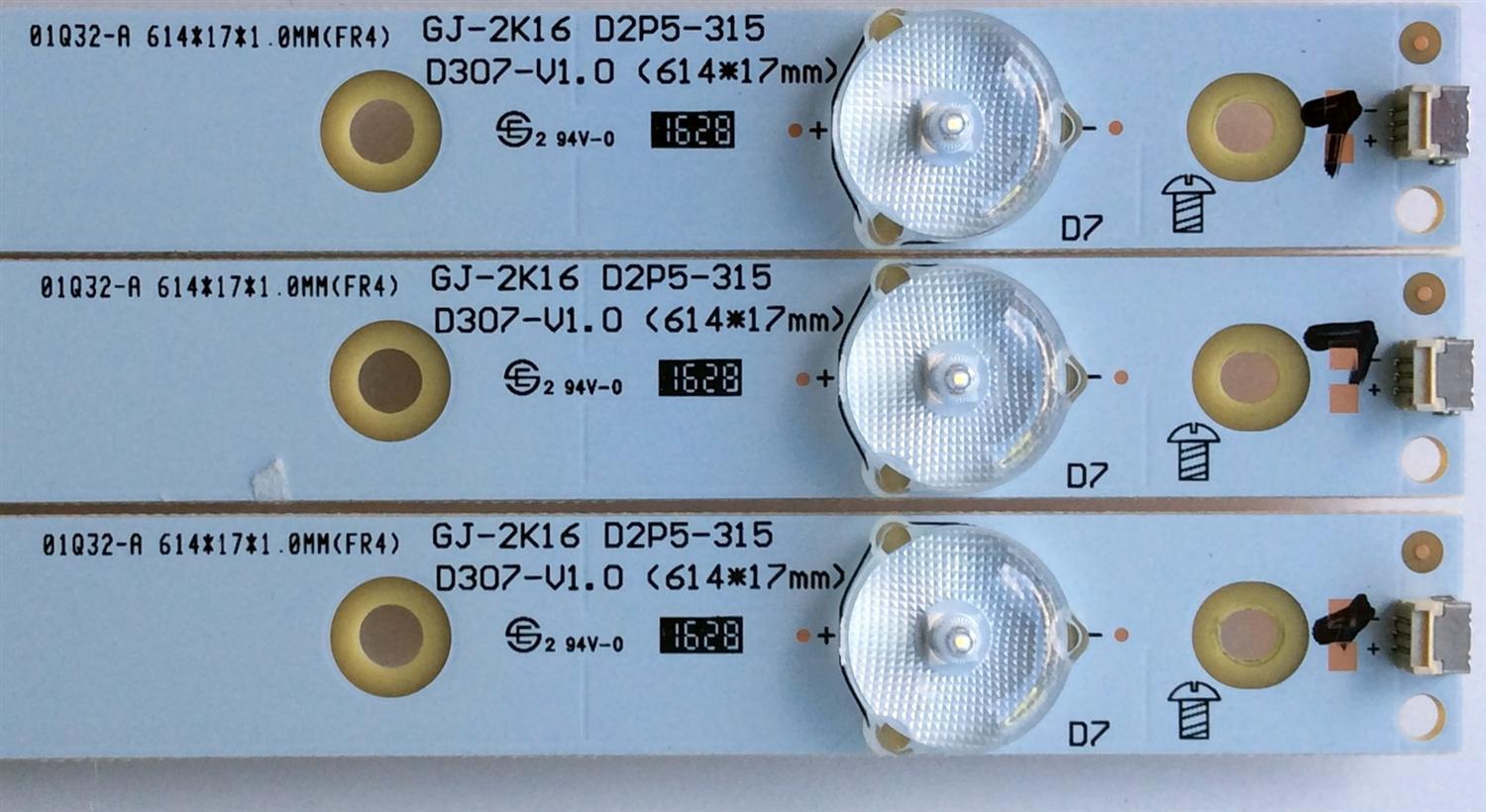KIT DE LED PARA TV / VIZIO GJ-2K16 D2P5-315 / D307-V1.0 / PFLG4RS3F700 / 210BZ07D043535C11D / MODELO D32hnx-E1 LTTUVMCS / PANEL TPT315B5-WX226.K REV.S4944M	 - Imagen 2