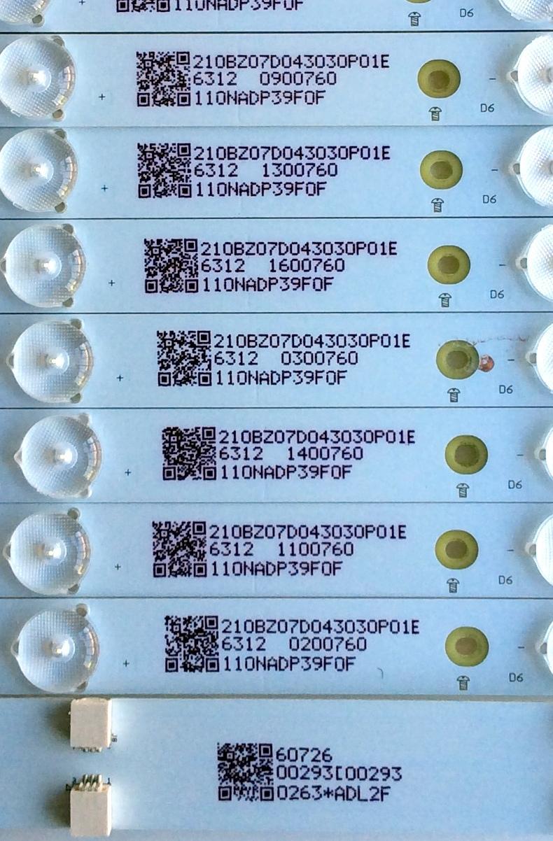 KIT DE LED PARA TV / LBM650P0701-BC-5(5) / 210BZ07D043030P01E / LBM650P-BRIDGE-BD-6 (5) / MODELO E65-E1.LTMWVKBS / PANEL TPT650UA-QVN06.U REV:S600A	 - Imagen 3
