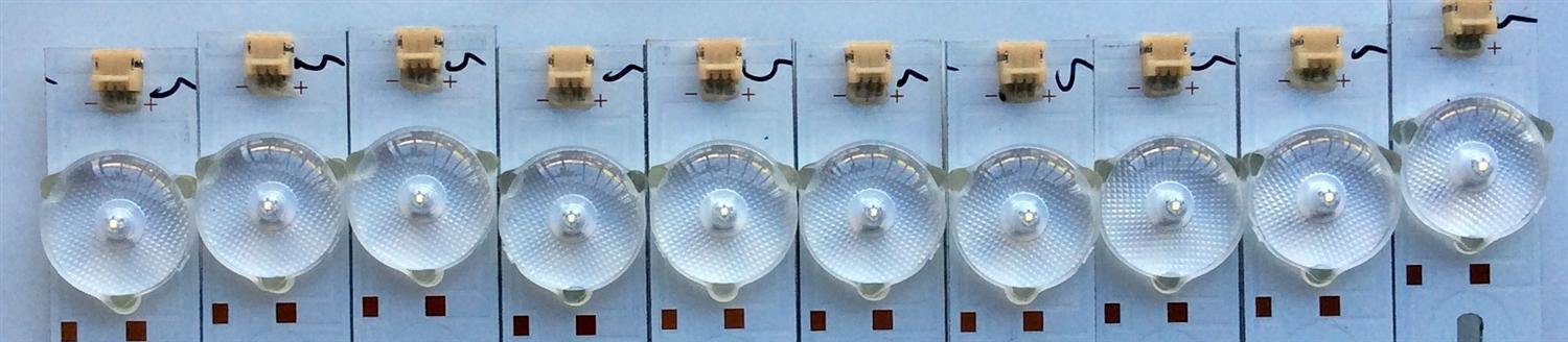 KIT DE LED PARA TV / SCEPTRE 3BL-T4734102-12 (10PZAS.) / 2301050B700080 / JS-NY313GCXD-0048 / MODELO X50 A3NV93CH / PANEL T500HVN07.5	 - Imagen 3