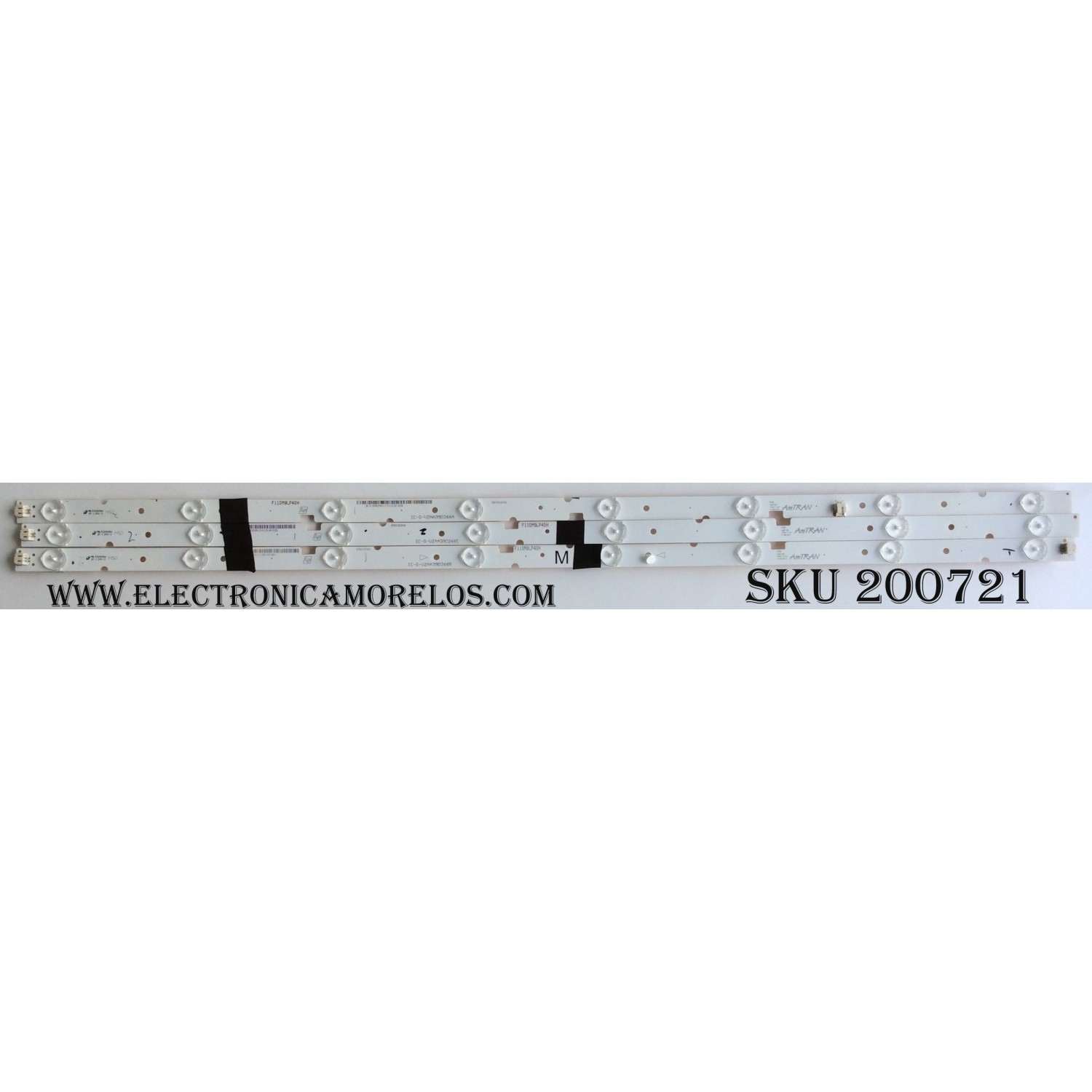 KIT DE LED PARA TV / VIZIO 0981-0102-21A2/0981-0102-21A3 / IC-G-VZAA39D266C (SOLO TRAE 3 PZAS. ) / F110M9LP40H / 0981010221A2 / 0981-0102-21A2 / 0981-0102-21A3 / IC-E-VZAA39D266A / IC-E-VZAA39D266B / MODELO E390-B0 / SHARP LC-39LE551U PANEL T390HVN04.0	