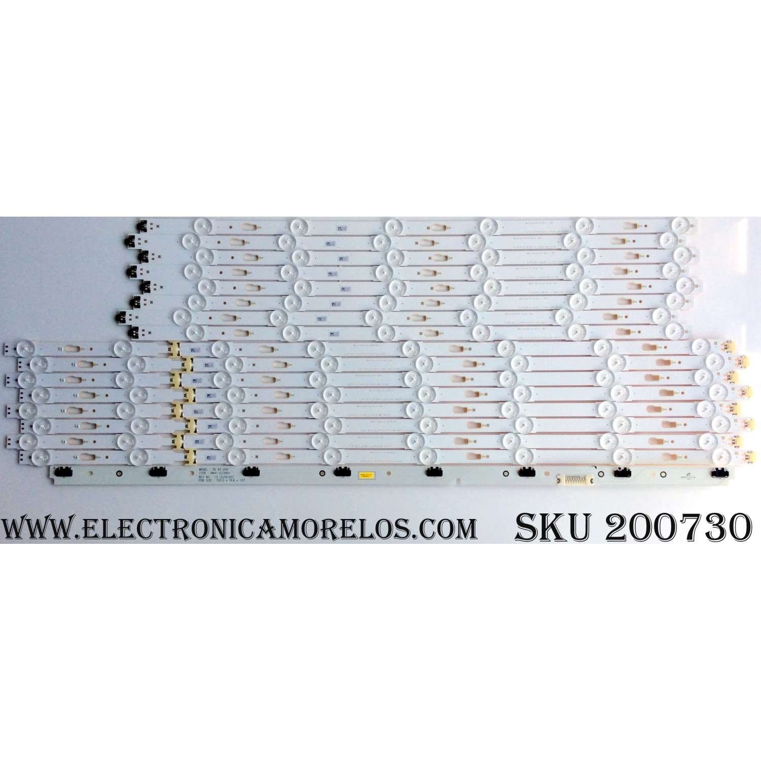 KIT DE LED PARA TV / SAMSUNG BN96-34807A/BN96-34808A / 34807A / 34808A / BN96-34712A / V5DU-650DCB-R1 / V5DU-650DCA-R1 / BN96-34720A / MODELO UN65JU7500FXZA / UN65JU7100FXZA TH01 / UN65JU670DFXZA IH02 / UN65JU6700FXZA TD01 / PANEL CY-WJ065FGAV3H	