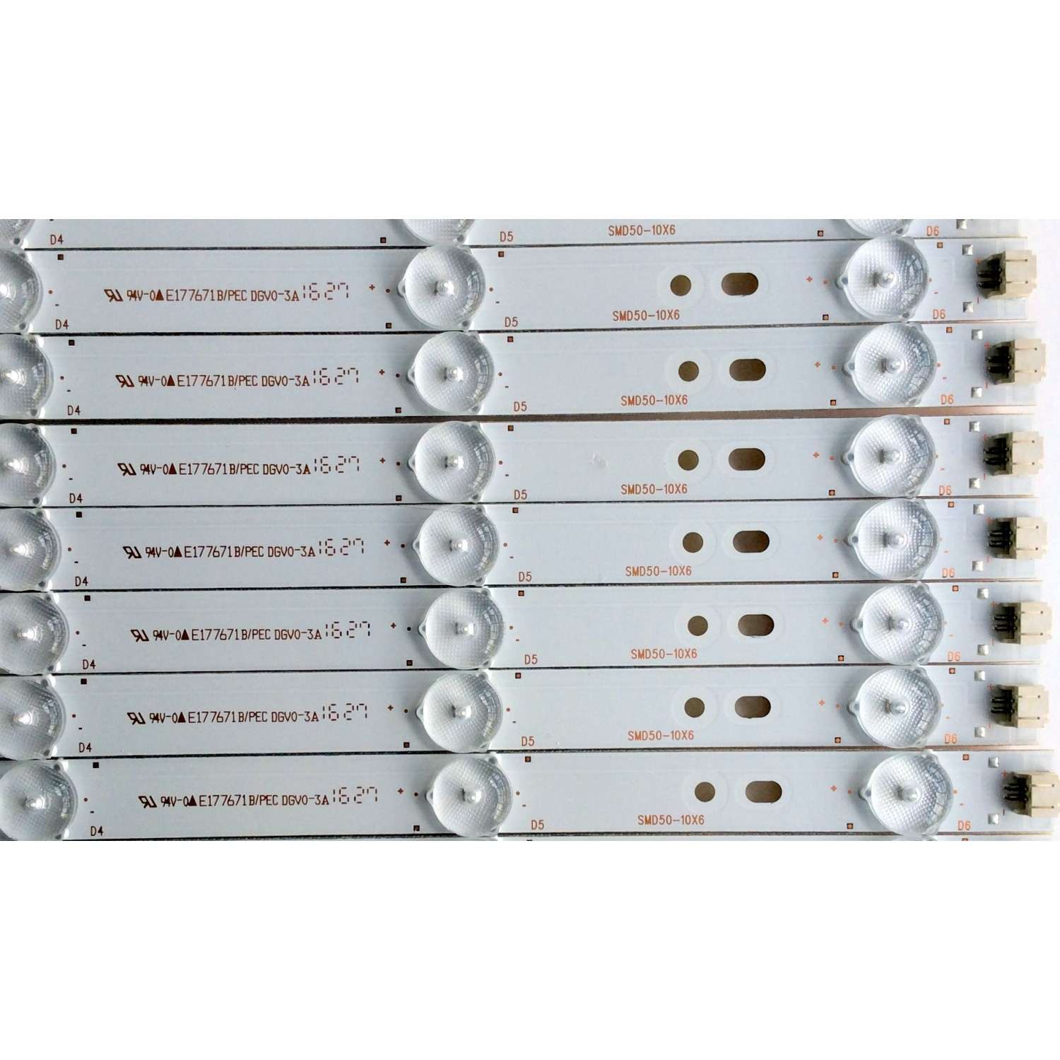 KIT DE LED PARA TV / PROSCAN L2KV2_160720_D_HRS / E177671B/PEC DGV0-3A / SMD-10X6 / MODELO PLDED5069 / PANEL V500HJ1-PEB REV.C7	 - Imagen 3