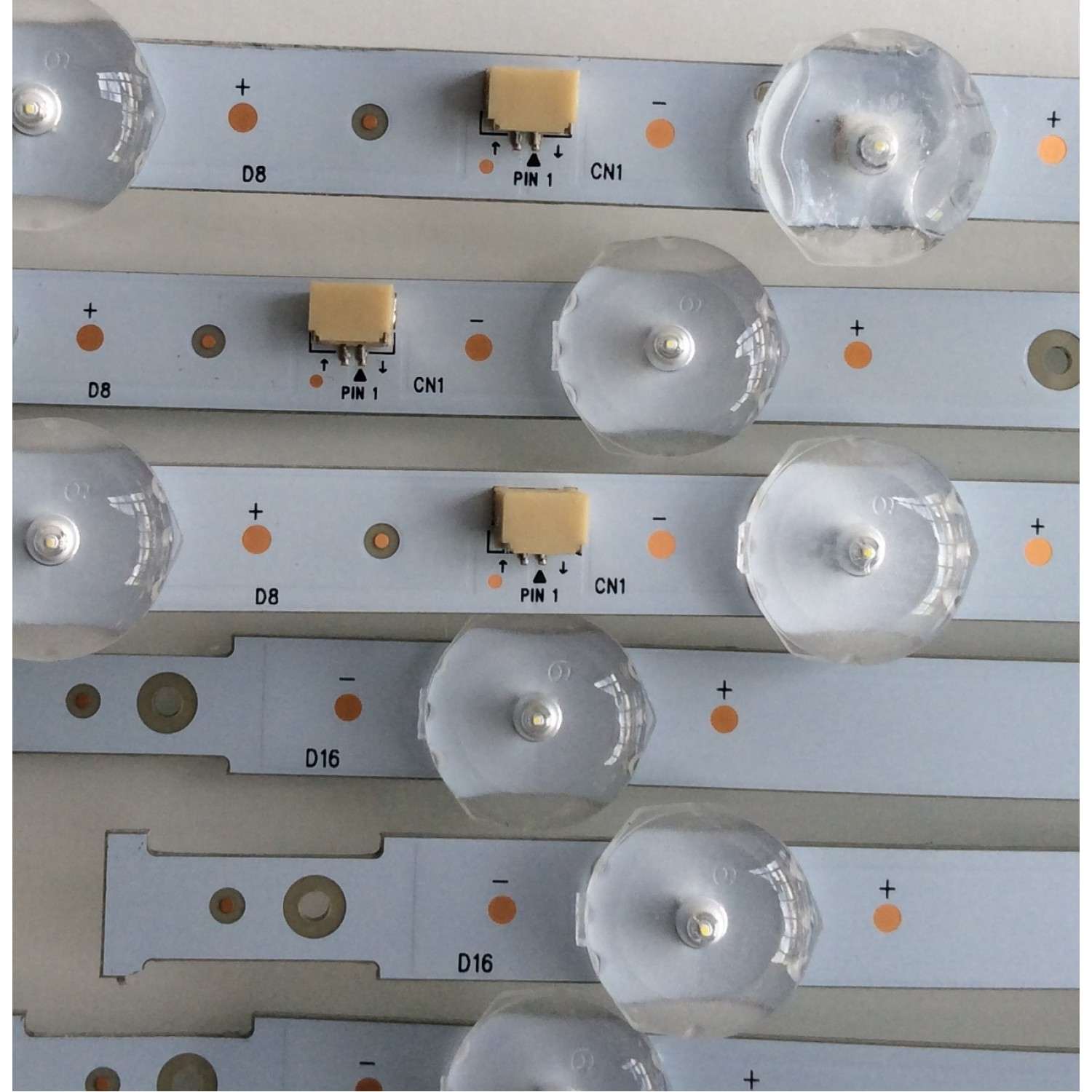 KIT DE LED PARA TV / MAGNAVOX UDULEDLXT007/UDULEDLXT008 ( 6 PZAS ) / UDULED0GS062/UDULED0GS061 / LB50060 V0_02 / E213009 / PANEL U6AU2XH / MODELO 50MV376Y/F7 DS1 - Imagen 4