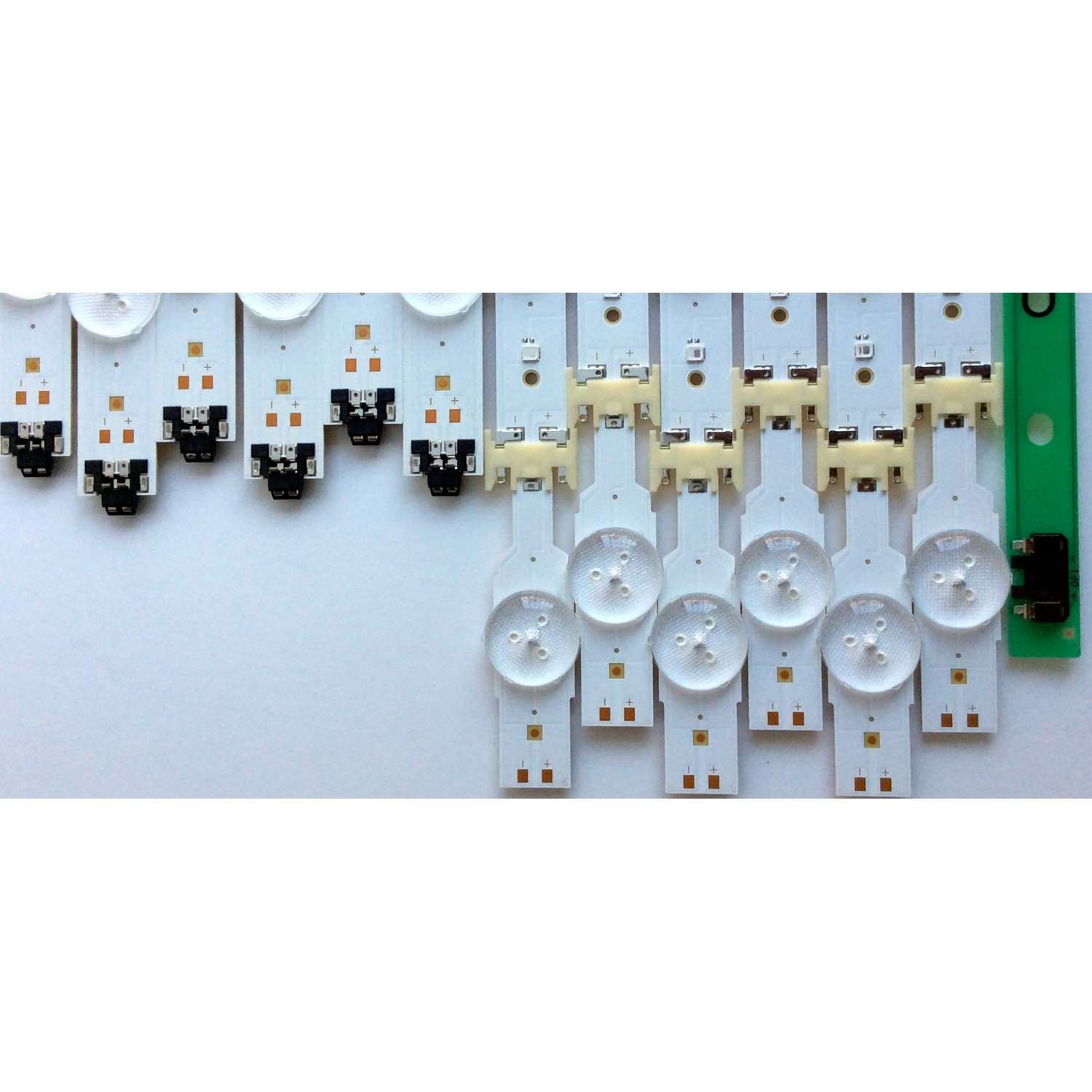 KIT DE LED`S PARA TV (12 PIEZAS) / SAMSUNG BN96-34795A / BN96-34796A / BN41-02377A / S_5U70_50_FL_L7_REV1.4_150514_LM41-00120V / S_5U70_50_FL_R6_REV1.4_150514_LM41-00120W / MODELOS UN50JU6500F / UN50JU6500FXZA IH02 - Imagen 2