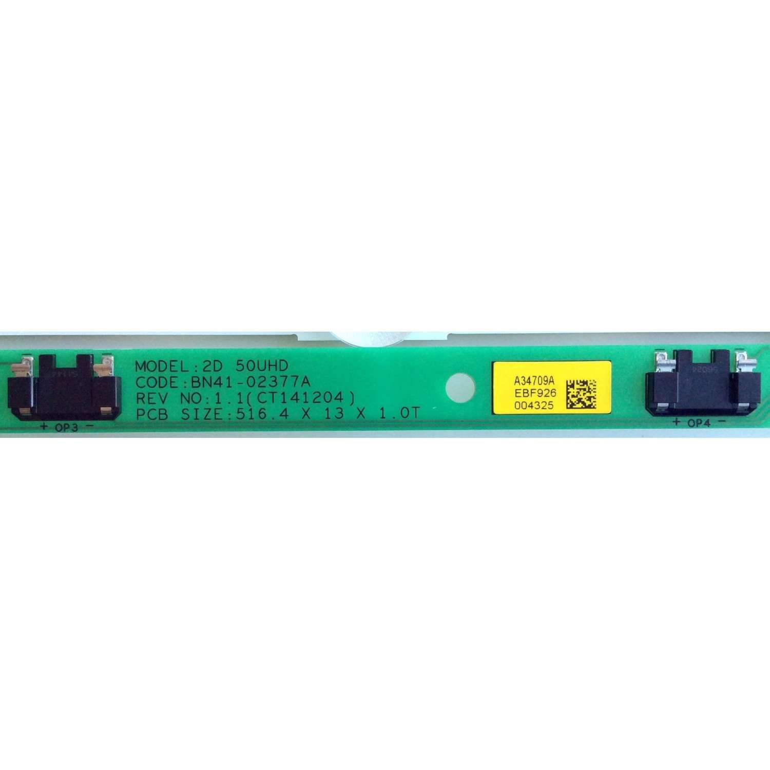 KIT DE LED`S PARA TV (12 PIEZAS) / SAMSUNG BN96-34795A / BN96-34796A / BN41-02377A / S_5U70_50_FL_L7_REV1.4_150514_LM41-00120V / S_5U70_50_FL_R6_REV1.4_150514_LM41-00120W / MODELOS UN50JU6500F / UN50JU6500FXZA IH02 - Imagen 4