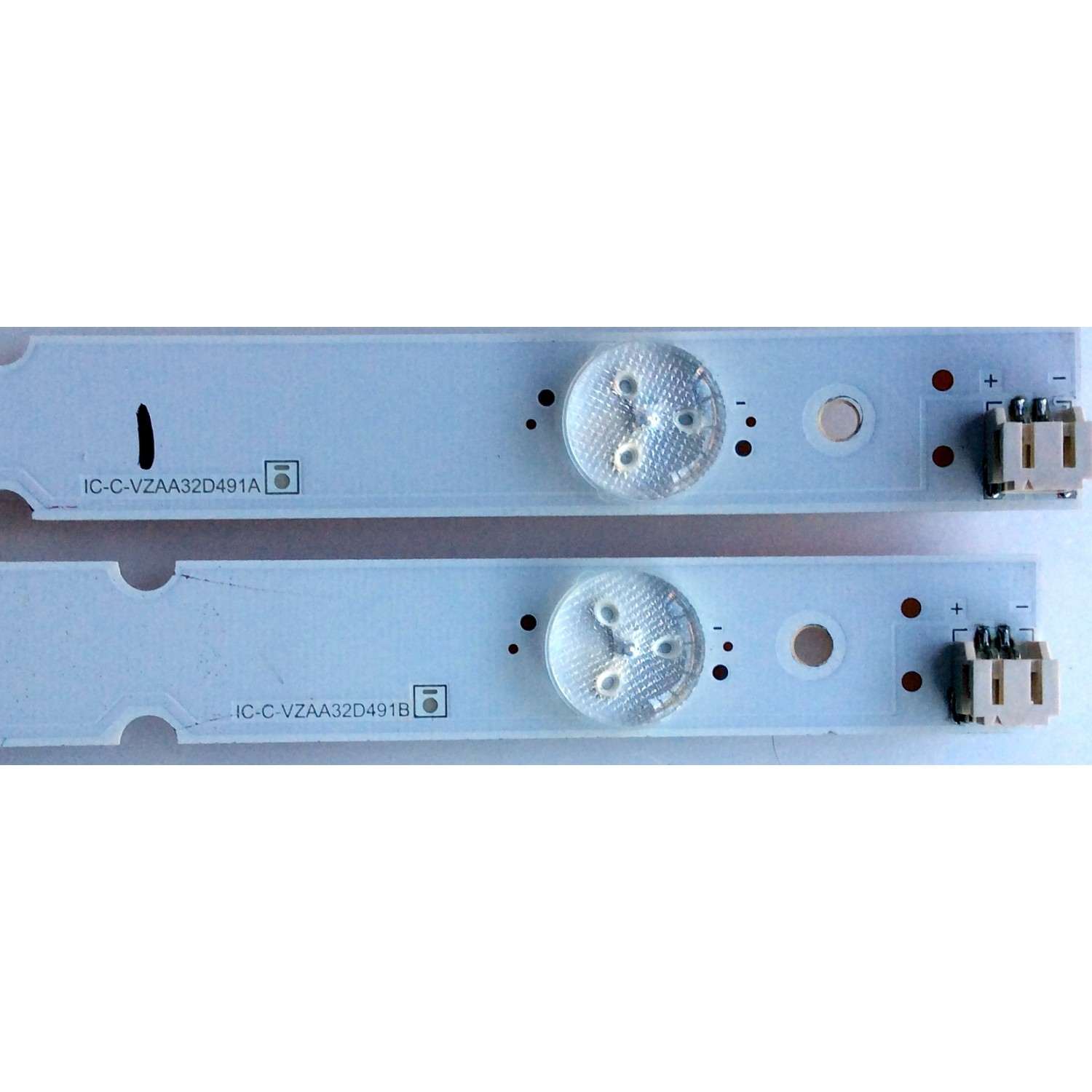 KIT DE LEDS PARA TV VIZIO 2 PIEZAS ORIGINAL / NUMERO DE PARTE IC-C-VZAA32D491A / IC-C-VZAA32D491B / IC-C-VZAA32D491 / G160M9LP45D / 098101122122 / 098101122121 / PANEL LCS320AN02-001 / MODELO D32H-C0 - Imagen 4