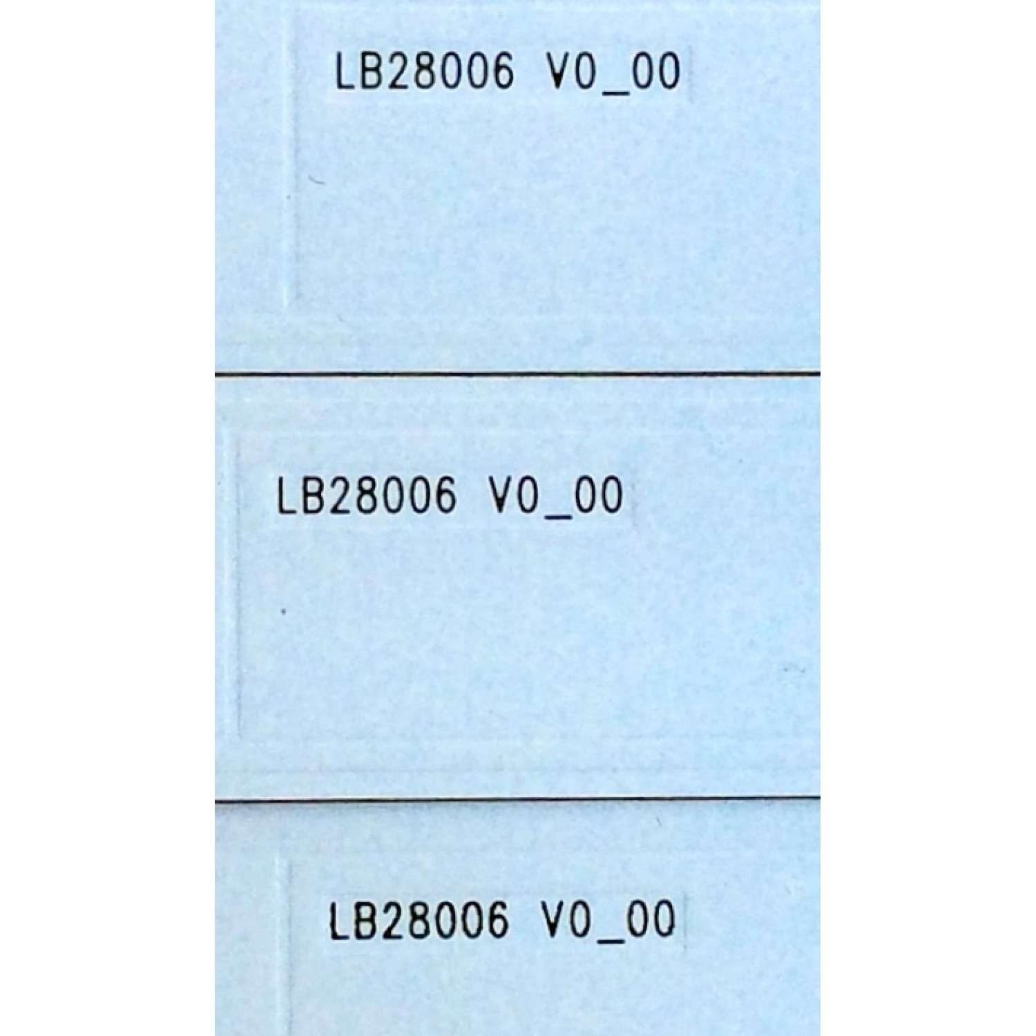 KIT DE LEDS ORIGINAL PARA TV VIZIO 3 PIEZAS / NUMERO DE PARTE LB28006 / LB28006 V0_00 / 210BZ06D0 / 43030A01L / 2E534000NYA0 / 77900 DFD / PANEL TPT275B5-A018.L REV:S1C / MODELO D28H-D1 - Imagen 2