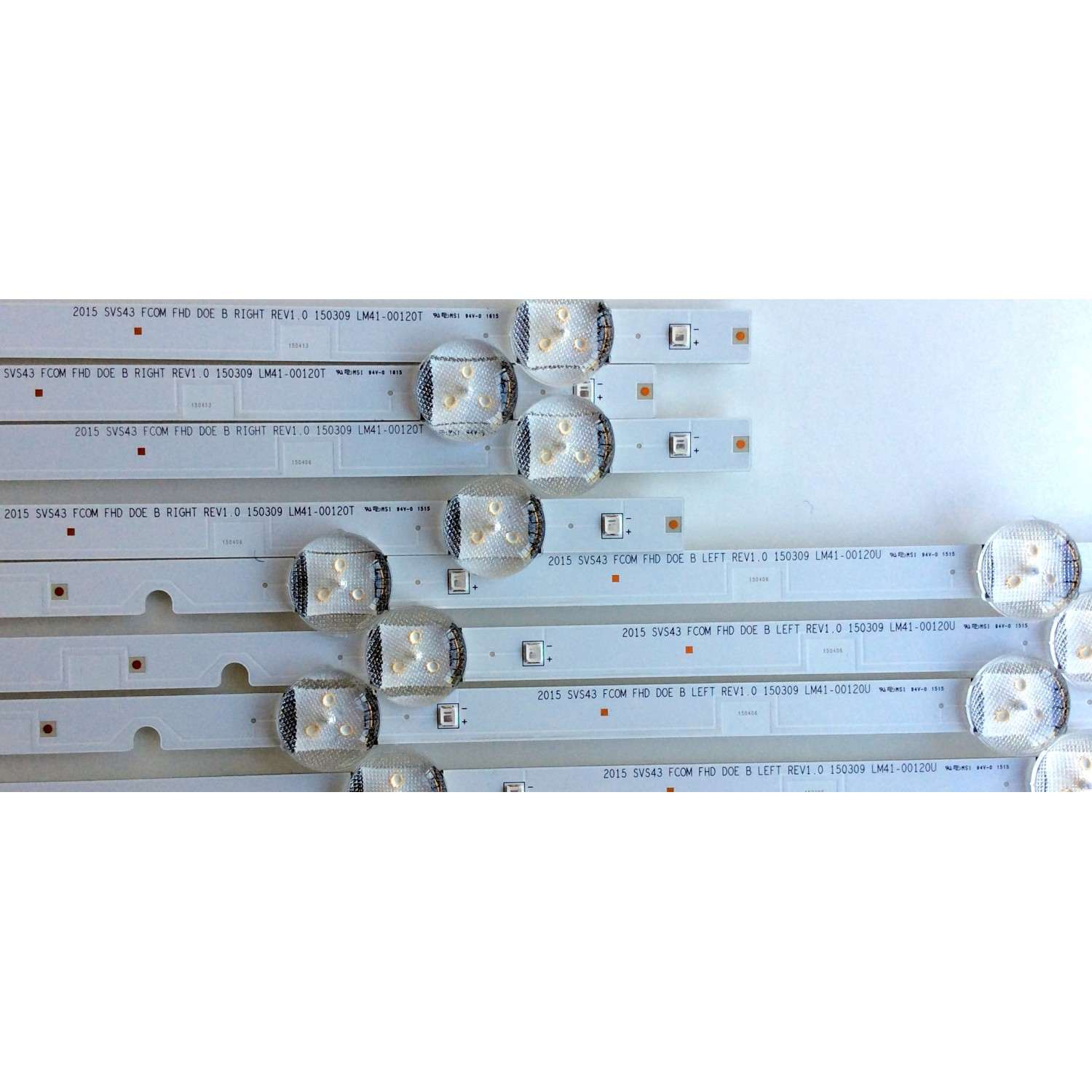 KIT DE LED PARA TV / SAMSUNG BN96-37294A/BN96-37295A / 37294A / 37295A / LM41-00120T / LM41-00120U / MODELO UN43J5200AFXZA AD01 / UN43J5200AFXZA BD03 / UN43J5200AFXZA DD02 / PANEL CY-JJ043BGAB1V / CY-JJ043BGAV1H	 - Imagen 5