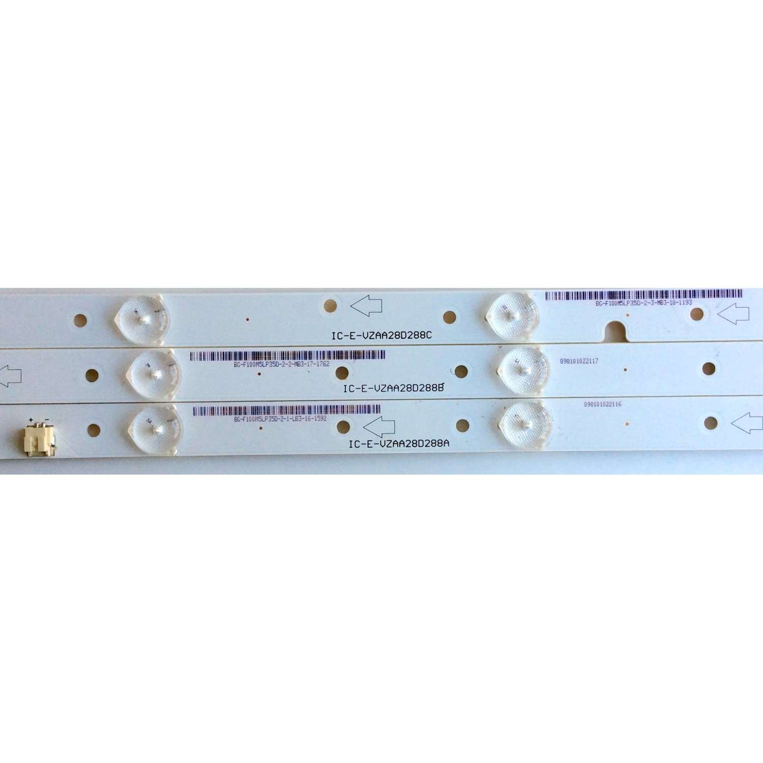 KIT DE LED PARA TV / JVC IC-E-VZAA28D288B/IC-E-VZAA28D288A/IC-E-VZAA28D288C / IC-E-VZAA28D288B / IC-E-VZAA28D288A / IC-E-VZAA28D288C / 098101022116 / 098101022117 / 098101022118 / MODELO EM28T	 - Imagen 2