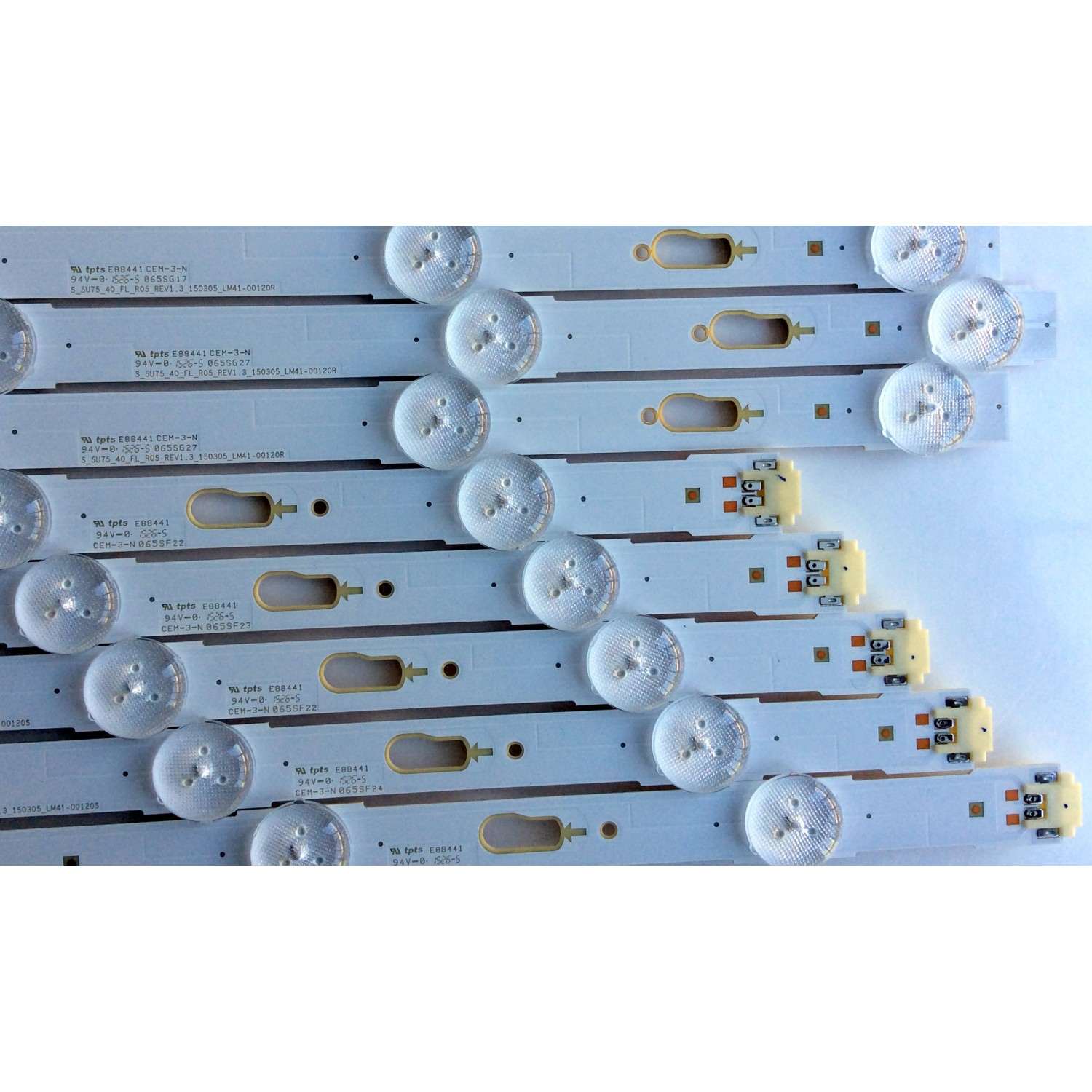 KIT DE LED PARA TV / SAMSUNG BN96-34791A/BN96-34792A /34792A / LM41-00117B / LM41-00117C / S_5U75_40_FL_R05_REV1.3_150305_LM41-00120R / MODELO UN40JU6400FXZA VH01 / UA40JU6600RXXP / PANEL CY-GJ040FLLV1H / CY-WJ040HGLV1H / CY-GJ040HGLVFH / CY-GJ040HGLVGH	 - Imagen 4