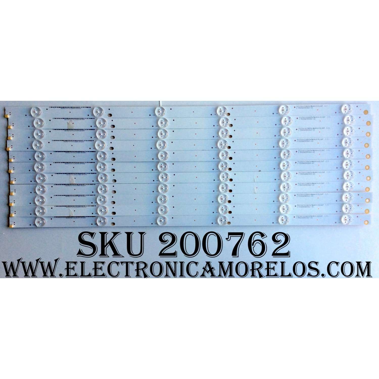 KIT DE LED PARA TV / 056.38027.037 / I-5500WS80063-V0 / TEST001E330254 / 05638027037	