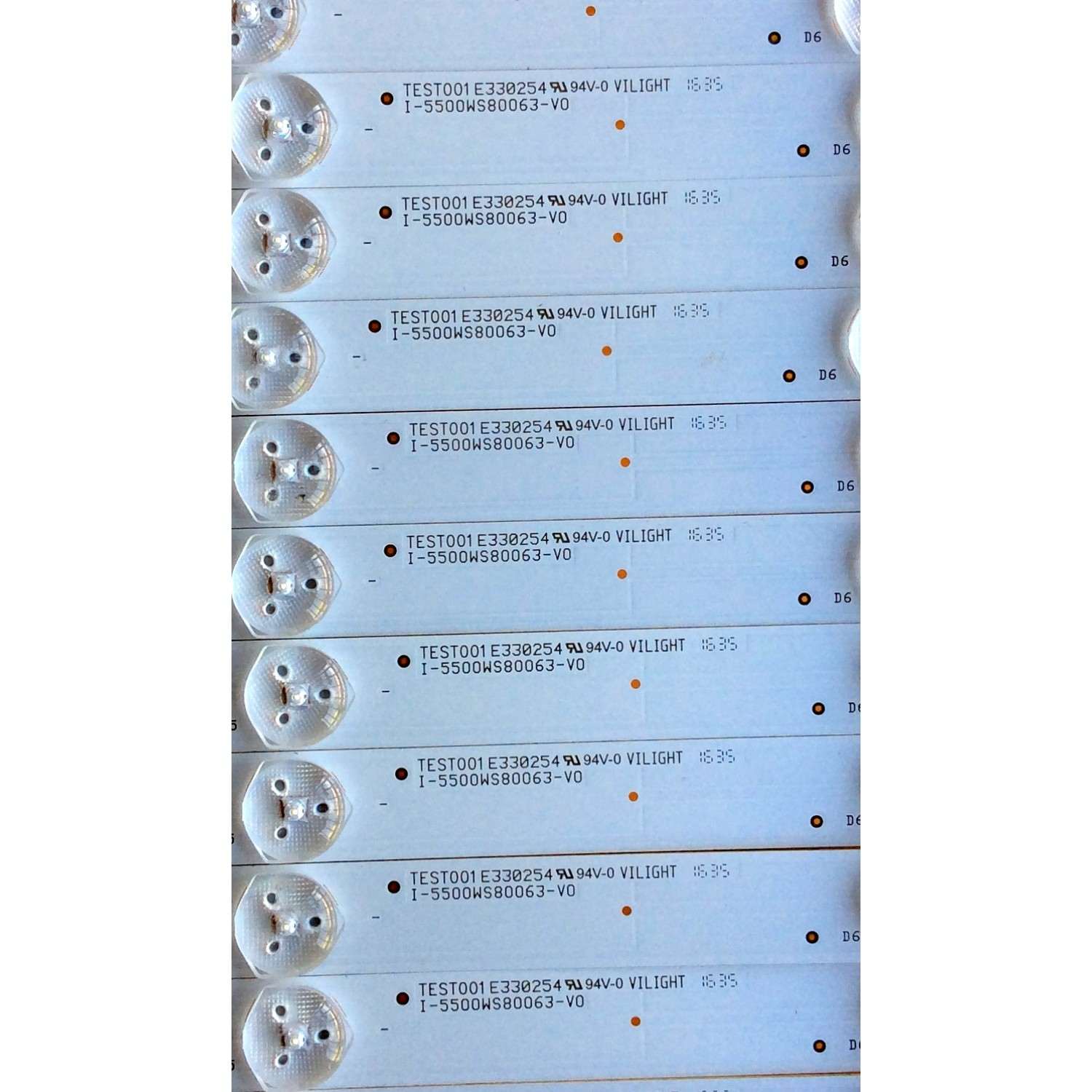 KIT DE LED PARA TV / 056.38027.037 / I-5500WS80063-V0 / TEST001E330254 / 05638027037	 - Imagen 3