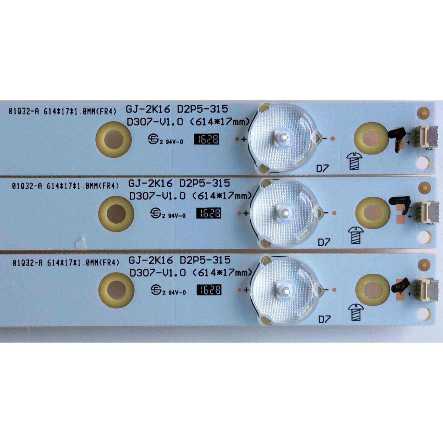 KIT DE LED PARA TV / VIZIO GJ-2K16 D2P5-315 / D307-V1.0 / PFLG4RS3F700 / 210BZ07D043535C11D / MODELO D32hnx-E1 LTTUVMCS / PANEL TPT315B5-WX226.K REV.S4944M	 - Imagen 2