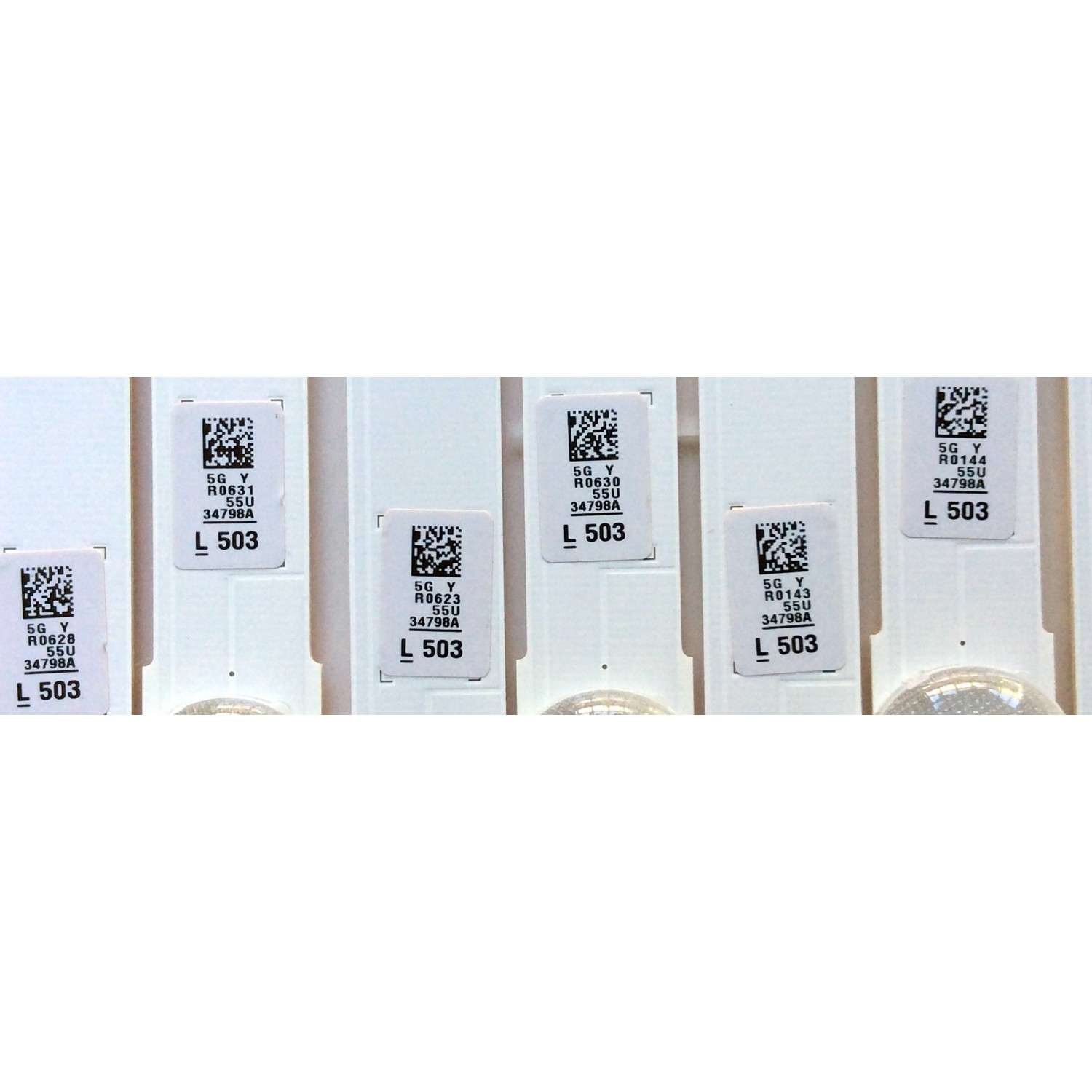 KIT DE LED`S PARA TV (12 PIEZAS) / SAMSUNG BN96-34797A / BN96-34798A / LM41-00135A / PANEL CY-WJ055HGLV4H / CY-GJ055HGLV7H / CY-GJ055HGEV4H / CY-GJ055HGLV1H / CY-WJ055HGLVAH / CY-WJ055HGLV7H / CY-GJ055HGLVAH / MODELOS UE55JU7500 / UN55JU6700 - Imagen 4