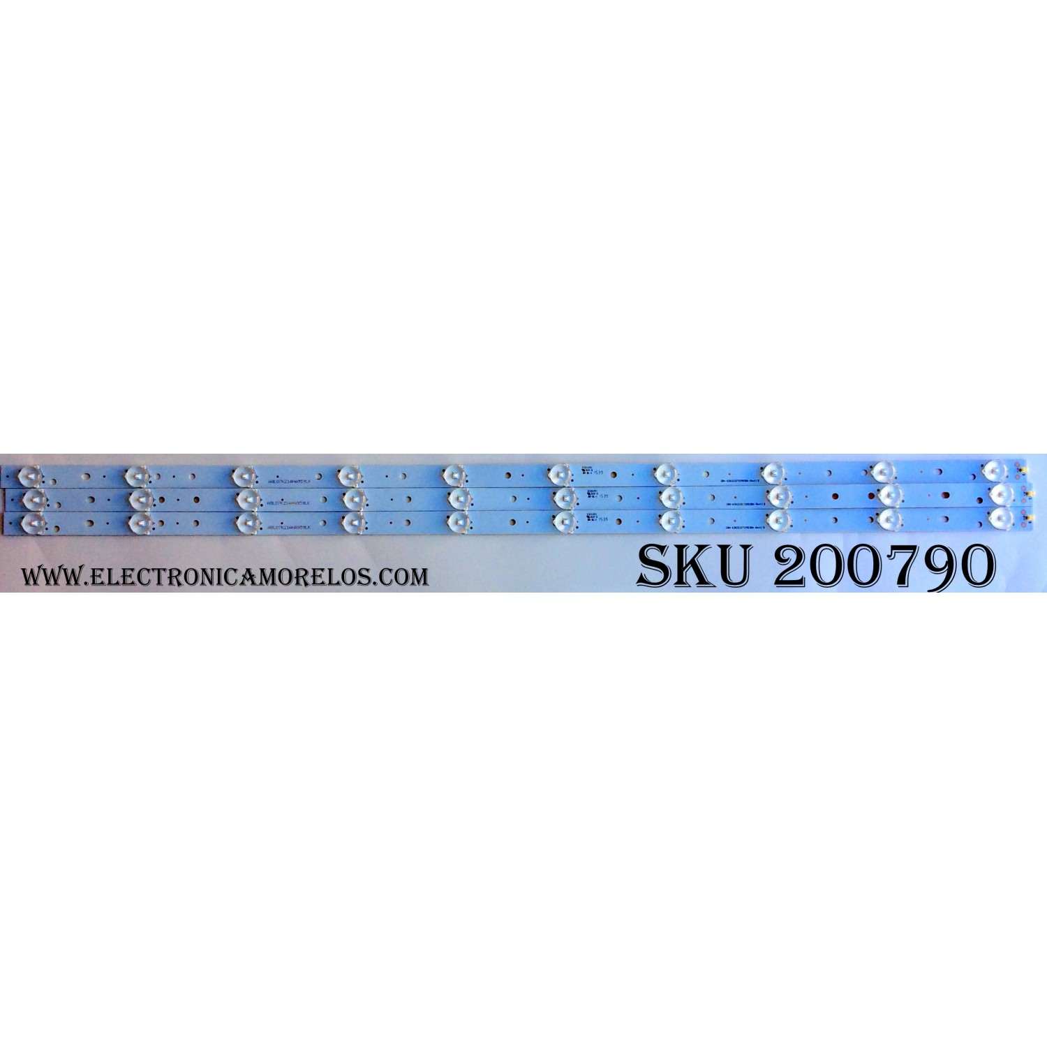 KIT DE LED PARA TV / SCEPTRE A8L07K21AHA959LK (3 PZAS.) / CRH-K393535T031038A-Rev1.1 B / MODELO E40 CRBV93CE / PANEL CN40HA701	