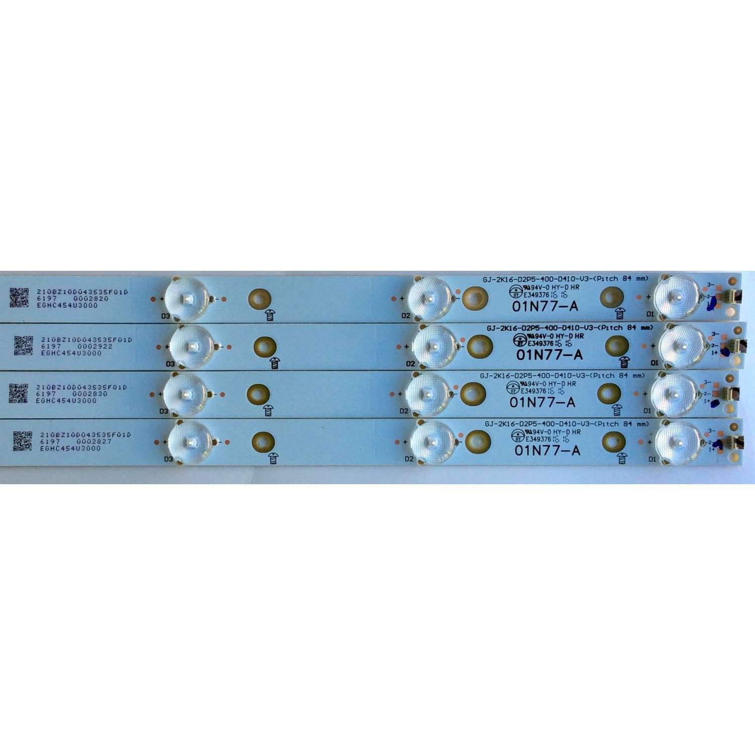 KIT DE LED PARA TV / VIZIO 01N77-A / 210BZ10D0435 / GJ-2K16-D2P5-400-D410-V3-(Pitch 84 mm) / MODELO D40U-D1 LTTETVHS / PANEL TPT400UA-FN05.S REV.SG01A	 - Imagen 2