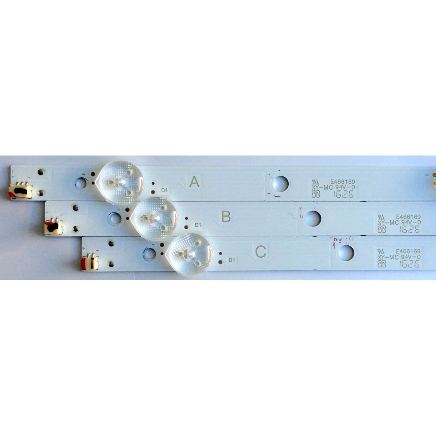 KIT DE LED´S PARA TV (3 PIEZAS) / VIZIO IC-B-VZAA39D753 / IC-B-VZAA39D753A / IC-B-VZAA39D753B / IC-B-VZAA39D753C / 98101003156 / 98101003155 / 98101003154 / PANEL T390XVN01.0 / MODELOS D39HN-D0 / D39HN-E0 LAUAVLBS - Imagen 2