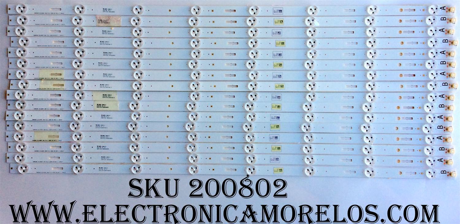 KIT DE LED´S PARA TV (16 PIEZAS) / SONY 035S4B14 / 035S3B03 / 2014SONY 60A PLU1 3228 08 REV1.1 140127 / MODELO KDL-60W610B / PANEL ND4S600DNX0101	
