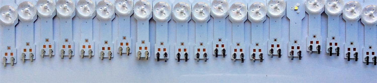 KIT DE LED PARA TV  SAMSUNG BN96-40788A / BN96-40789A / BN96-40790A (30 PZAS.) / 40788A / 40789A / 40790A / S_KU6.4/6.5K_78_FL32_L7_REV1.0_160504_LM41-00342A / MODELO UN78KU750DFXZA YA01 / PANEL CY-WK078FGLV1H	 - Imagen 2