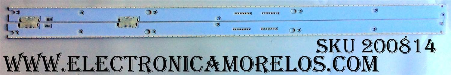 KIT DE LED'S PARA TV (2 PIEZAS) / SAMSUNG BN96-39350B / BN96-39351B / PANEL CY-XK065FLLV3H / MODELOS UN65KS8500 / UN65KS9000 / UN65KS9000 / UE65KS9000 / UE65KS9000 / UE65KS9000 / UA65KS7300 / UA65KS7300 / UA65KS8800 / MAS MODELOS EN DECRIPCION