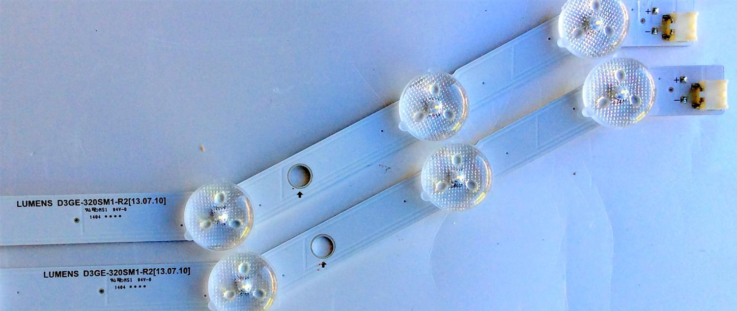 KIT DE LED PARA TV / SAMSUNG BN96-28763A / 28763A / D3GE-320SM1-R2 / MODELO UE32EH5005KXXE / UE32EH5050WXRU / UE32EH5057KXRU / UE32EH5300KXXU / UE32EH5300PXZT / UE32EH5300WXXC / PANEL CY-DF320BGLV1H	 - Imagen 2
