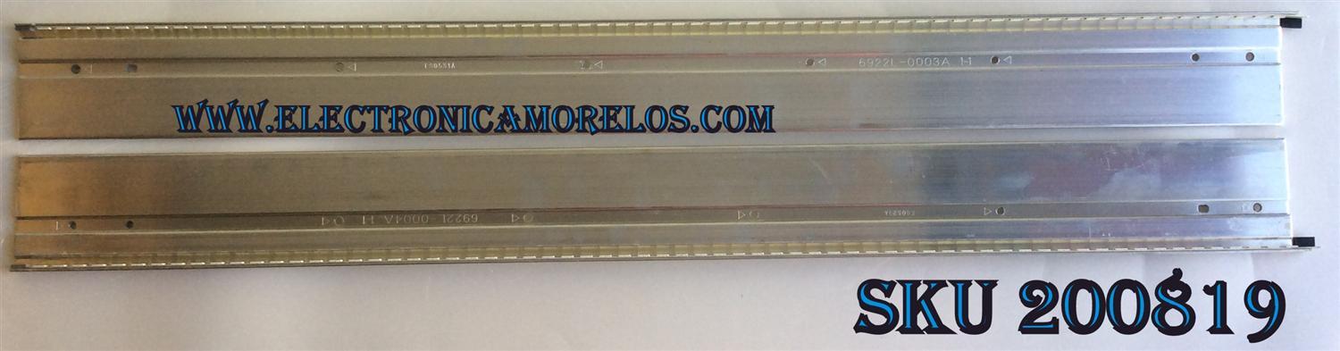 KIT DE LED PARA TV / LG 6920L-0001C / AG1209 / MODELO 55G2-UG.AUSWLJR / PANEL LC550EUE(SE)(F1)	