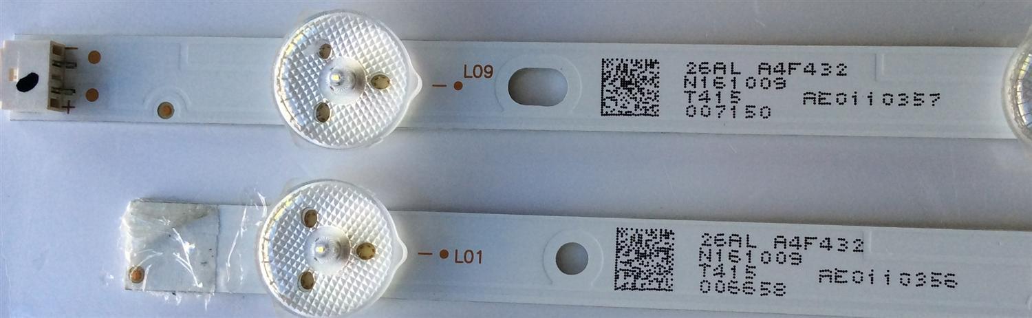 KIT DE LED'S PARA TV / RCA (12 PIEZAS) / JL.D600F1235-031BL/JL.D600F1235-031BR / JL.D600F1235-031BR-M / JL.D600F1235-031BL-M / PANEL JE601R3HB3L / MODELO RLED6090 / RTU6050	 - Imagen 2