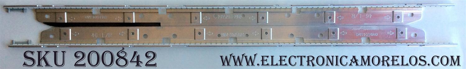 KIT DE LED PARA TV / SAMSUNG BN64-01645A / D411016A0 / D411013A0 / MODELOS UN46D6900WFXZA H302 / UN46D6420UF / PANEL LTJ460HW01-B	