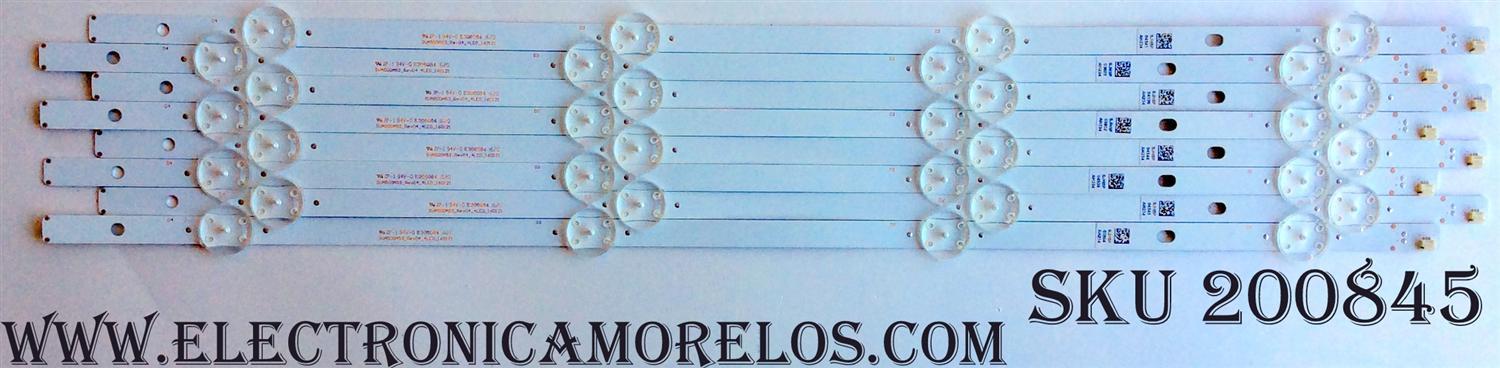 KIT DE LED PARA TV / INSIGNIA SJH5PAH234 (8 PZAS.) / SVA500A53_REV04_1LED_160121 / MODELO NS-50D510NA17 / PANEL T500HVN07.5	