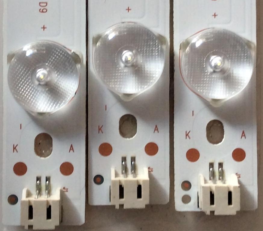 KIT DE LED PARA TV / PROSCAN PK385D09-ZC21FG-02 / 303PK385031 / 151121A6 / PK385M01 / MODELO PLDED3996A-E / PANEL LC390TA201 / XYD390BA01	 - Imagen 4