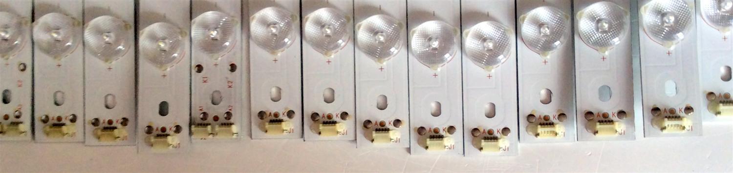 KIT DE LED PARA TV / HITACHI HK65D08A-ZC21AG-04 / 303HK650039 / 2301065F700190 / 2010017616-1 / MODELO LE65K6R9 / PANEL HK650WLEDM-AH48H	 - Imagen 2