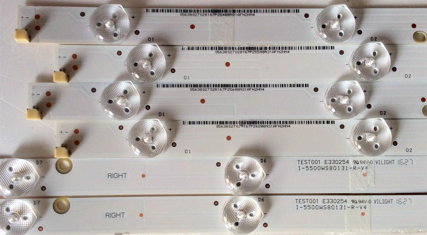 KIT DE LED PARA TV / PANASONIC 131126-WS-420-040-Pear1-C5 (10 PZAS.) / 131126-WS-420-040-Pear1-C5-L / 056380050061G / 131126-WS-420-040-Pear1-C5-R / MODELO TH-42LFE7U	 - Imagen 5