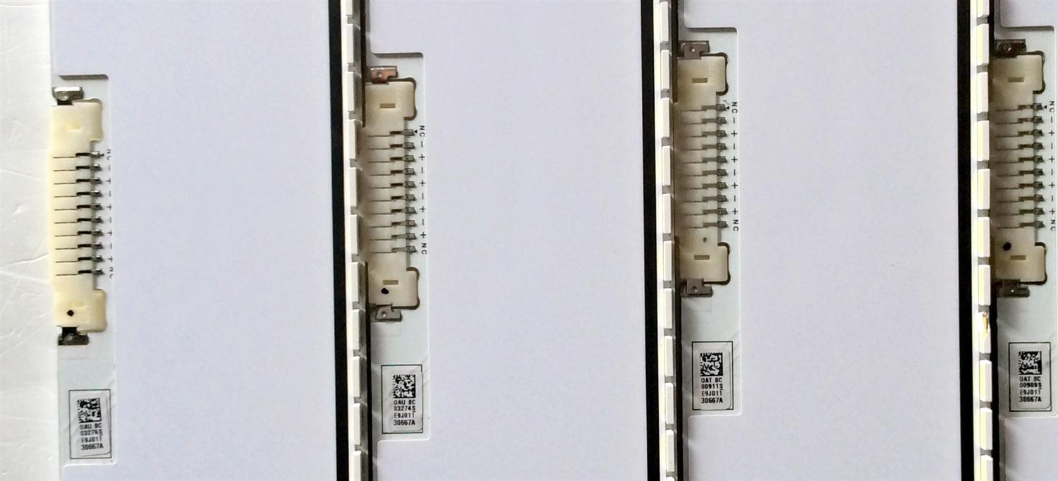 KIT DE LED'S PARA TV SAMSUNG ((4 PIEZAS)) / NUMERO DE PARTE 30667A / BN96-30667A / PANEL CY-VH065FSLV6H / MODELO UN65KU6500FXZA FA01 - Imagen 3