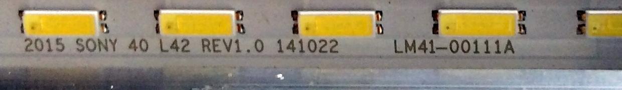 LED PARA TV / SONY LM41-00111A / SONY 40 L42 REV1.0 141022 / MODELO KDL-40R510C / PANEL NS5F400VND01	 - Imagen 3