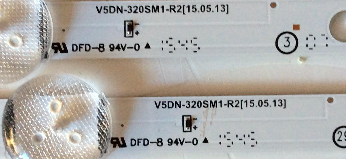 KIT DE LED´S PARA TV (2 PIEZAS) / SAMSUNG BN96-36235A / LM41-00134A / 2015 SVS32 FHD F-COM 7LEDS REV1.3 150404 / PANEL´S JJ032BGL-R2-RR01 CY-JJ032BGLV2H/ CY-JJ032BGLV1H/ JJ32BGL-R1-RR01 /MODELOS UN32J5003AF UN32J5003AFXZA LS02/ UN32J5205AFXZA  - Imagen 2