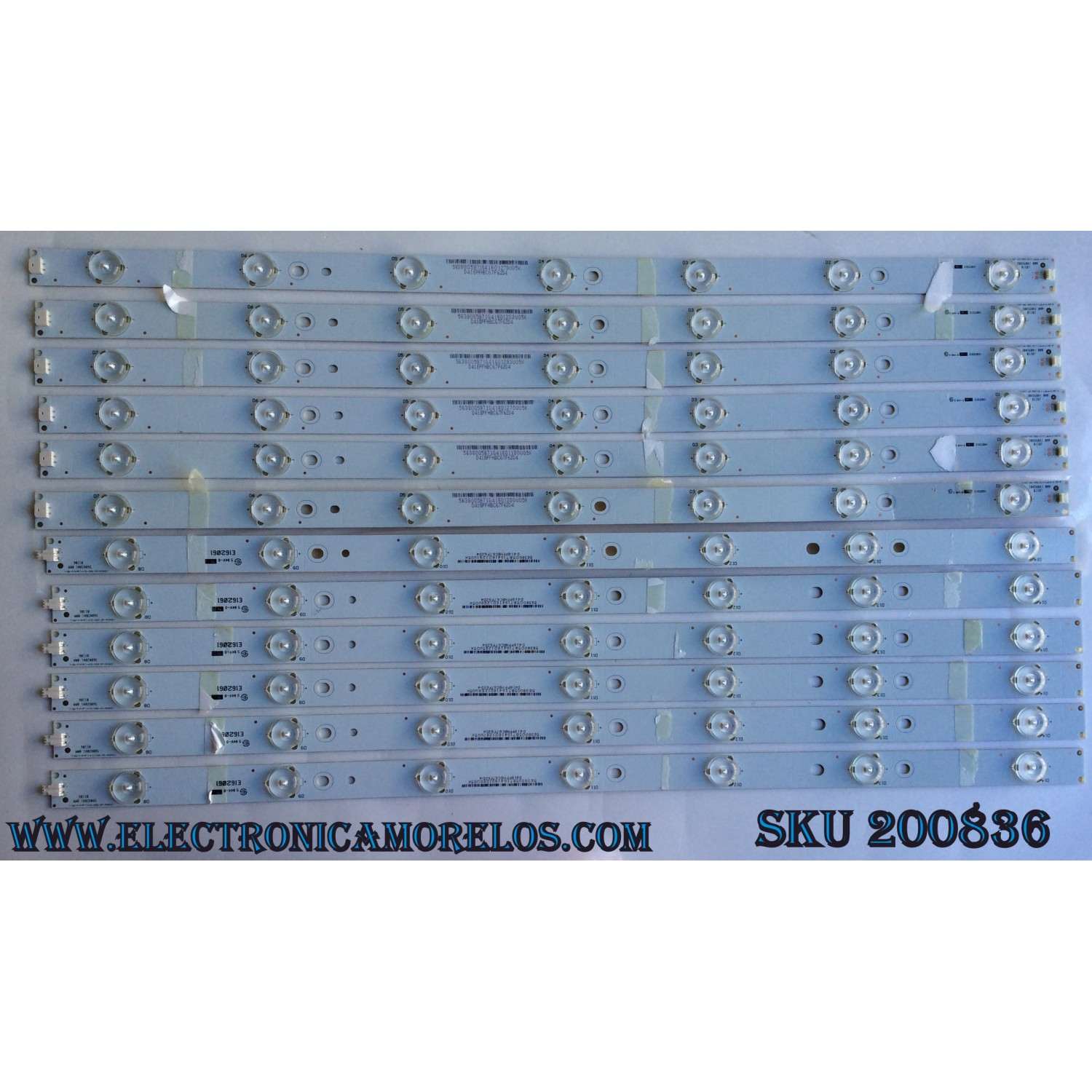 KIT DE LED PARA TV  VIZIO (12 PIEZAS) / 5638005B71G / D418PFHBC67F62DA / 130926-WS-550-014-Lakers -A5-L/E162061	