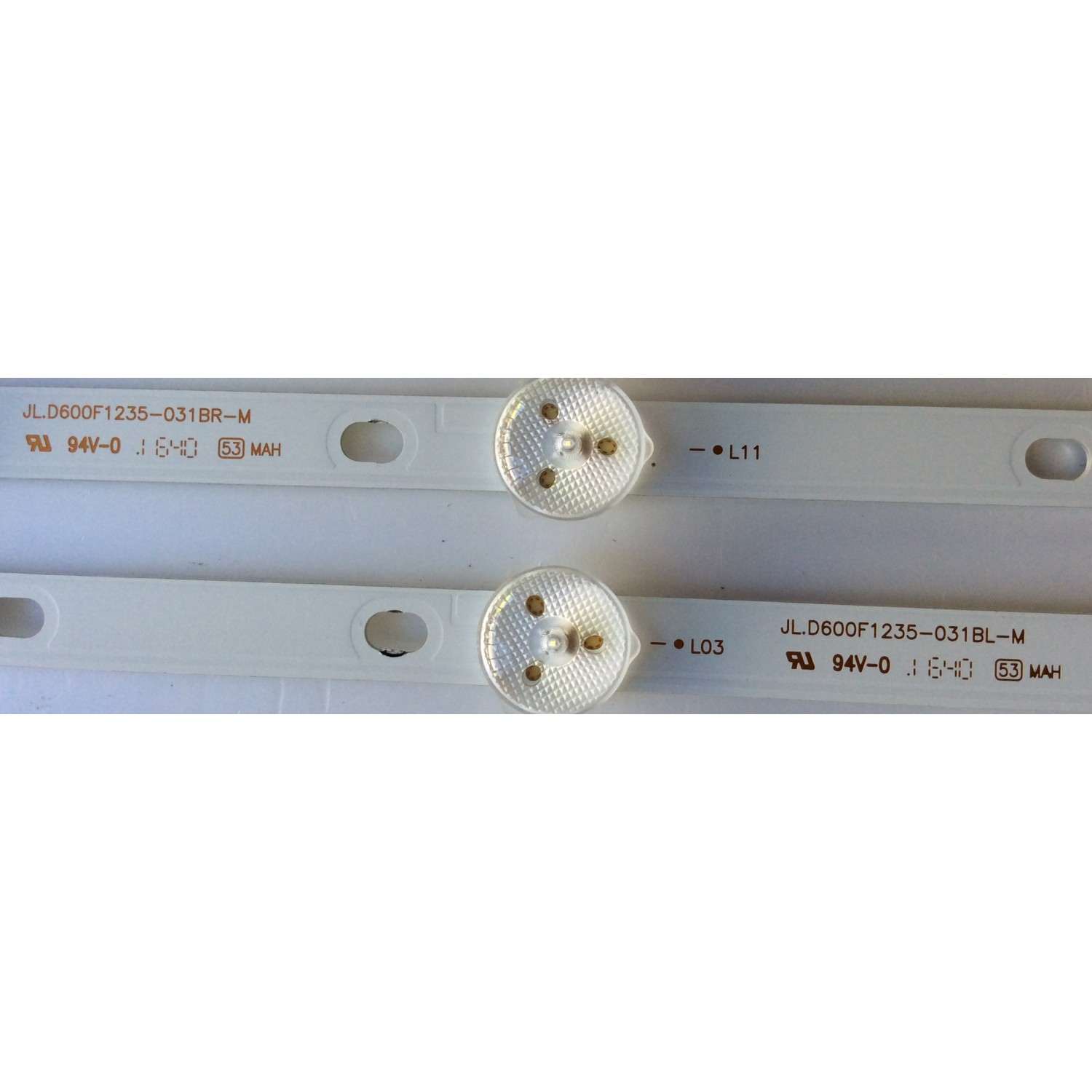 KIT DE LED'S PARA TV / RCA (12 PIEZAS) / JL.D600F1235-031BL/JL.D600F1235-031BR / JL.D600F1235-031BR-M / JL.D600F1235-031BL-M / PANEL JE601R3HB3L / MODELO RLED6090 / RTU6050	 - Imagen 3