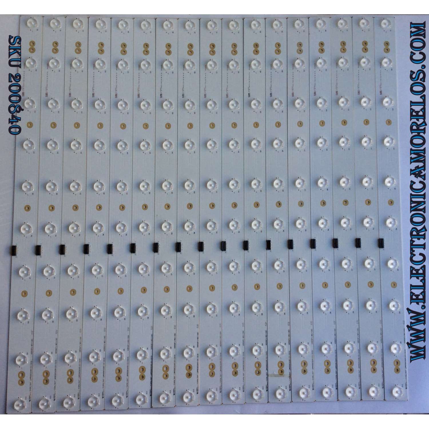 KIT DE LED PARA TV / HISENSE HD550FU-B51(100) (17 PZAS.) / LBM550E0205-ES-1S(0) / B064ZM35 / MODELO 55H9B2 / PANEL HD550FU-B51	