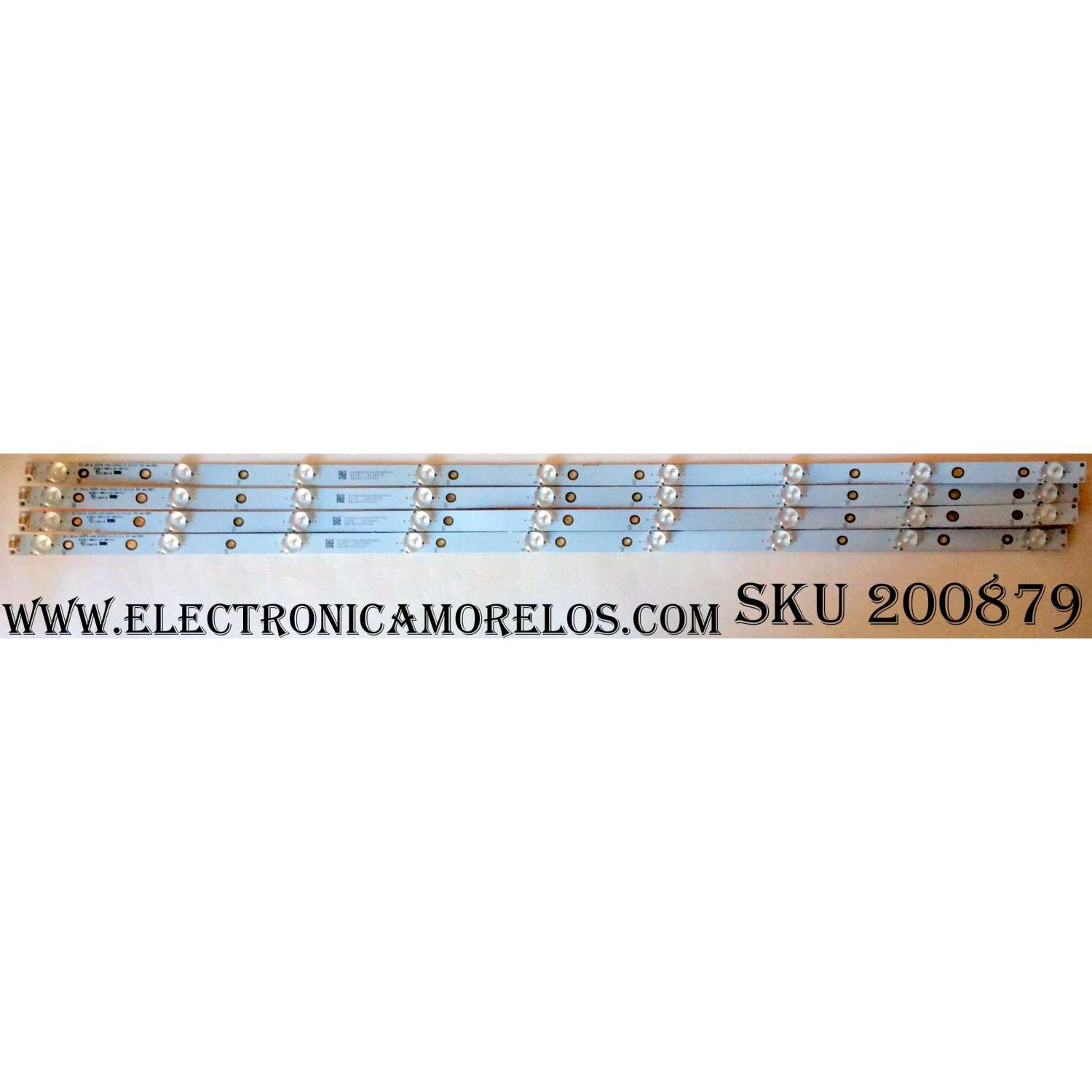 KIT DE LED PARA TV / INSIGNIA GJ-2K16 D2P5-400-D409-V1-PITCH / 210BZ09D04353F03D / 01P50-E / EBLBCTX3F600 / MODELO NS-40D510NA14 / PANEL TPT400LA-HN02.S REV:S801B	