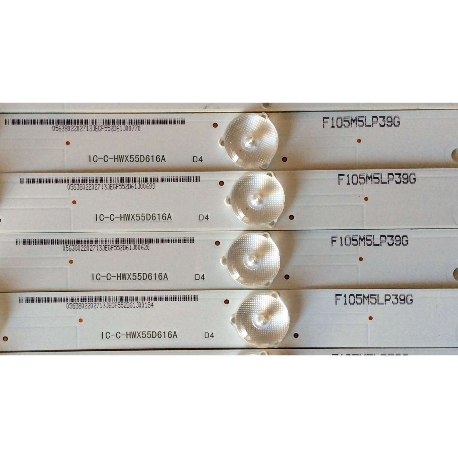 KIT DE LED PARA TV / VIZIO IC-C-HWX55D616A / 05638022021 / Y16E55U / F105M5LP39G / MODELO E55U-D2 LWZJTYAS / PANEL LC550EQY(SH)(M1) / T550QVN04.0 - Imagen 3