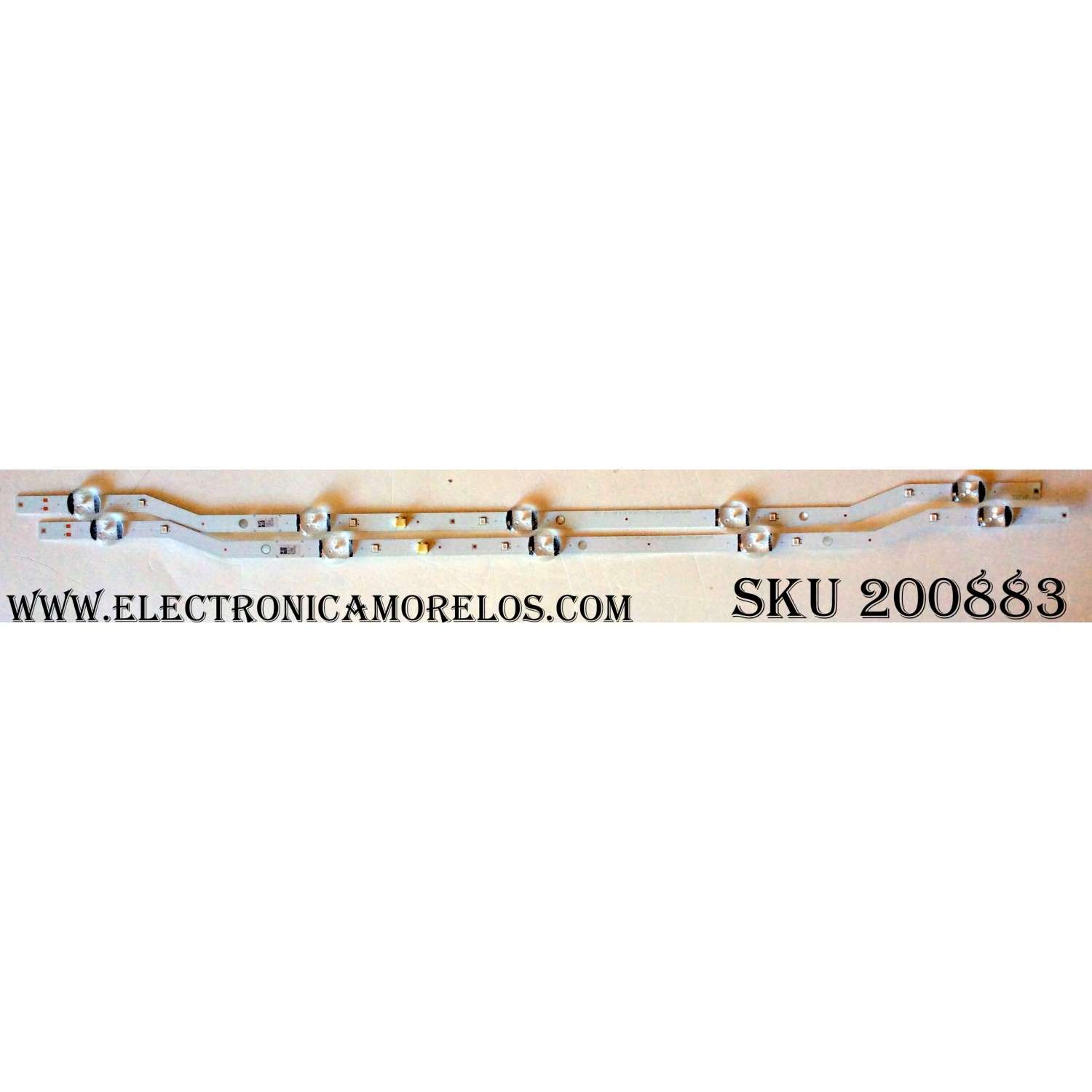 KIT DE LED´S PARA TV (2 PIEZAS) / SAMSUNG BN96-36232A / 36232A / 2015 SVS F-COM 32 HD L5 REV1.2 150206 / LM41-00133A / 2015 SVS F-COM / 150518 / LM41-00133A / LM41-00148A / PANEL´S CY-JJ032AGLV1H / JJ032AGE-R1 / JJ032AGL-R1 / MODELO UN32J4000AFXZA LC06