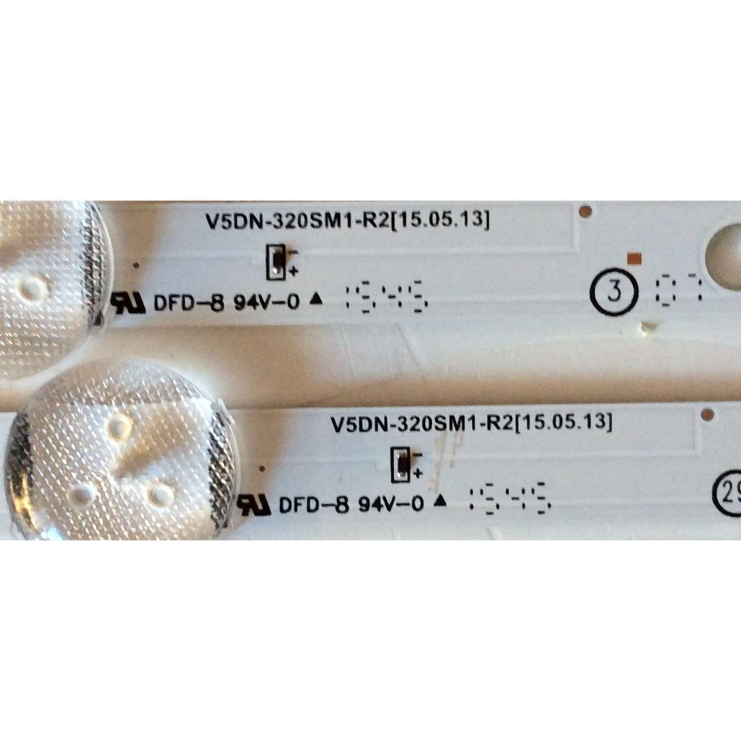KIT DE LED´S PARA TV (2 PIEZAS) / SAMSUNG BN96-36235A / LM41-00134A / 2015 SVS32 FHD F-COM 7LEDS REV1.3 150404 / PANEL´S JJ032BGL-R2-RR01 CY-JJ032BGLV2H/ CY-JJ032BGLV1H/ JJ32BGL-R1-RR01 /MODELOS UN32J5003AF UN32J5003AFXZA LS02/ UN32J5205AFXZA  - Imagen 2