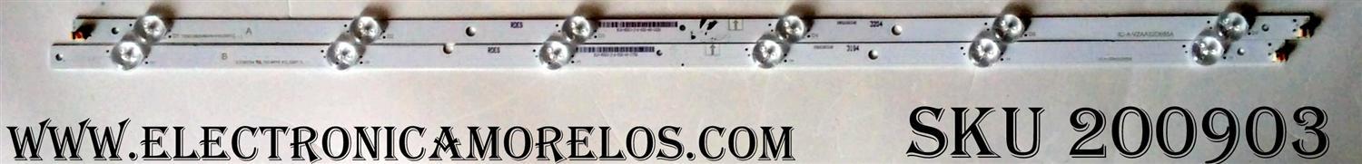 KIT DE LED´S PARA TV (2 PIEZAS) / VIZIO IC-A-VZAA32D685A / IC-A-VZAA32D685B / 098101003148 / 098101003149 / MODELOS D32HN-D0 LAUAUKAR / D32HN-D0 LAUAUKBS / D32HN-D0 LAUFUKAS / D32HN-D0 LAUSUKAR / D32HN-D0 LAUSUKAS / D32HN-D0 LAUSUKDS