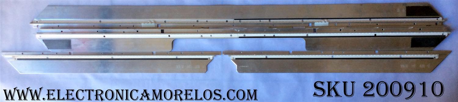 KIT DE LED`S PARA TV (4 PIEZAS) / SAMSUNG LJ64-01744A / LJ64-01745A / LJ64-01746A / LJ64-01747A / SVS55_2ND_120HZ / PANEL LTF550HF04-A04 / MODELOS UN55B6000 / UN55B6000VFXZA 