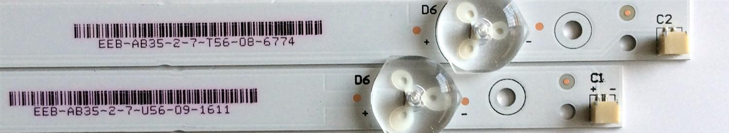 KIT DE LED PARA TV / VIZIO 0981010B7709/0981010B7708 / EBL-BCTX-3-F5 / SFR-6LCT1 / D32HN-D0-V1 A / MODELO D32HN-D0	 - Imagen 2