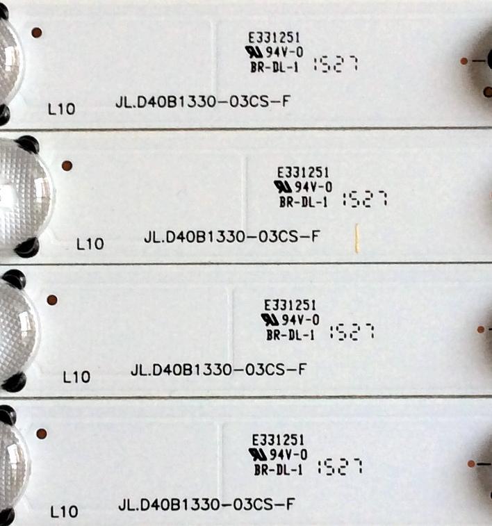 KIT DE LED´S PARA TV (4 PIEZAS) / HISENSE 1143870 / JL.D40B1330-03CS-F / 12BH2133 / PANEL JHD400GF-E32(008)\S30\FM\ROH 187959 / MODELOS 40H3F / 40H3E - Imagen 4
