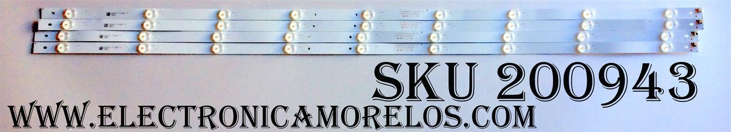 KIT DE LED PARA TV / HITACHI LB-C500F16-E11-A-G01-JF1 / JL.D50091330-002DS-M / D160825 / MODELO 50R5	