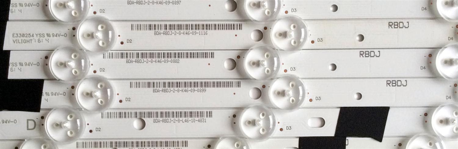 KIT DE LED PARA TV / VIZIO IC-BVZAA55D697A/IC-BVZAA55D697B / IC-BVZAA55D697A / IC-BVZAA55D697B / BDA-RBDJ-2-8 / MODELO 55D-0 LAUATYBS / PANEL T550HV08.5	 - Imagen 3
