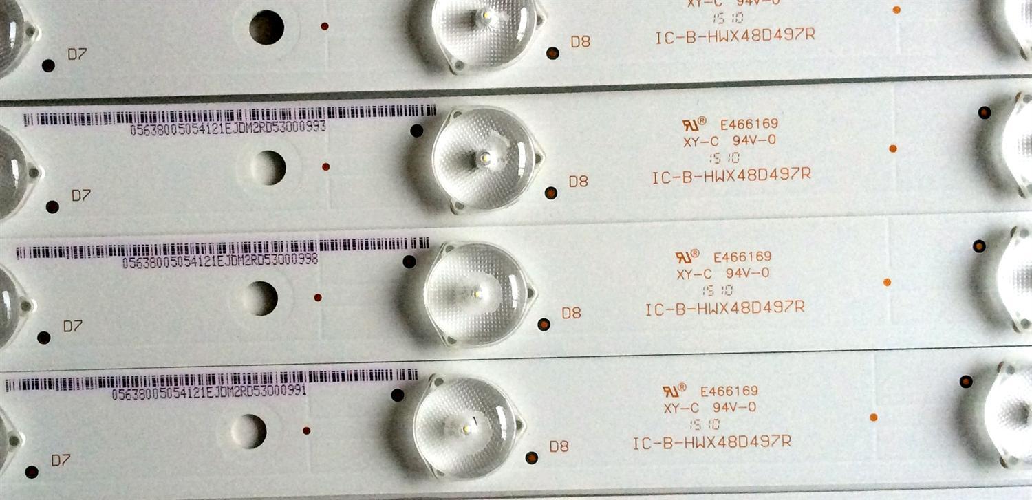 KIT DE LED PARA TV / VIZIO 56.38005.054 / IC-B-HWX48D497R / IC-B-HWX48D497L / 5638025007 / 5638005054 / MODELO E48-C2 / PANEL'S LSC480HN08-G01 / LSC480HN05-B01	 - Imagen 2