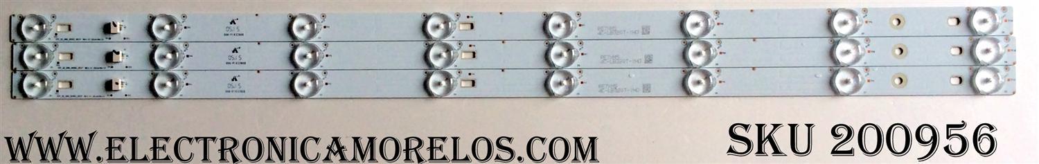 KIT DE LED PARA TV / 4C-LB320T-YHO / 006-P1K3390B / 4C-LB320T-YH0 / TOT_32_3X8_3030C_8S1P / PANEL T8-32B2800-LPM31	